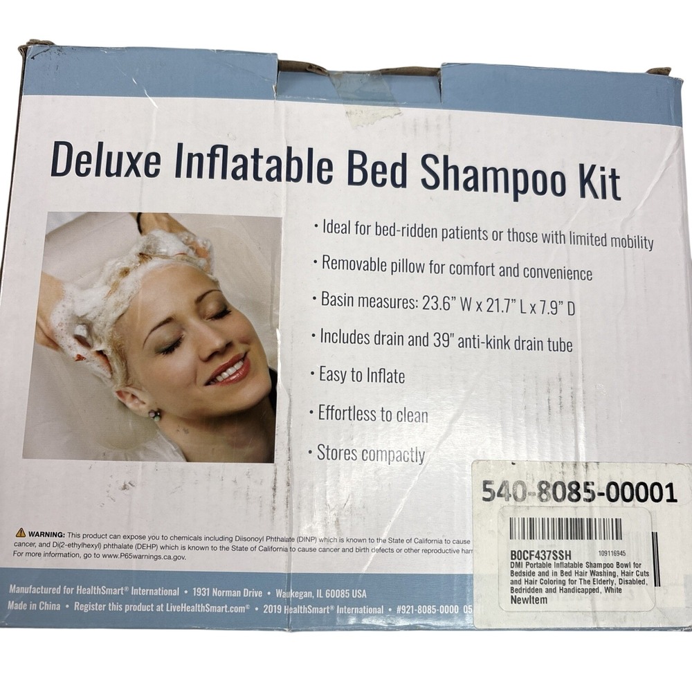 Deluxe Inflatable Bed‎ Shampoo Kit Open Box